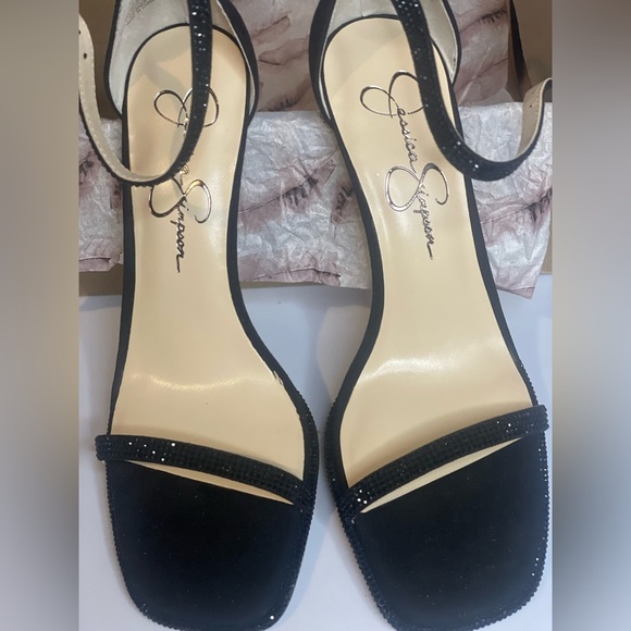 Jessica Simpson Ostey Women’s Black Supreme Microsuede Stiletto Heels size 7.5 - Picture 11 of 12